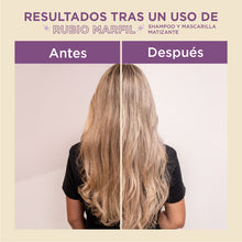 Cargar imagen en el visor de la galería, Blondz Only Shampoo Matizante Rubio Marfil con Aceite de Argán 350 ML