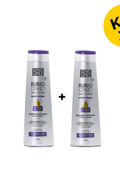 Blondz Only Kit x2 Rubio Cenizo 350 ml + ENVIO GRATIS