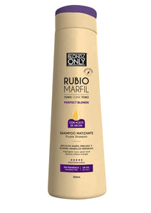 Blondz Only Shampoo Matizante Rubio Marfil con Aceite de Argán 350 ML
