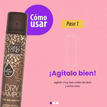 Cargar imagen en el visor de la galería, Girlz Only Shampoo Seco Brunettes con Aceite de Argán 200 ML