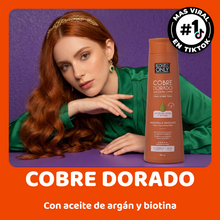 Cargar imagen en el visor de la galería, Blondz Only Cobre Dorado con aceite de argán y biotina