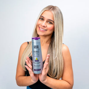 Blondz Only Shampoo Matizante Rubio Cenizo con Aceite de Argán 350 ML