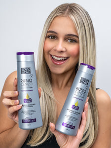 Blondz Only Shampoo Matizante Rubio Cenizo con Aceite de Argán 350 ML
