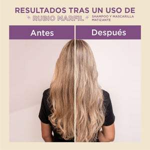 Blondz Only Mascarilla Matizante Rubio Marfil con Aceite de Argán 350 ML
