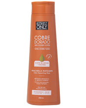 Cargar imagen en el visor de la galería, Blondz Only Mascarilla Matizante Cobre Dorado con Aceite de Argán 350 ML