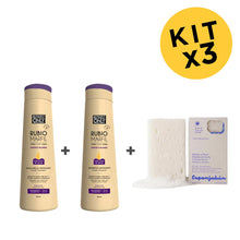 Cargar imagen en el visor de la galería, Kit x3 Blondz Only Rubio Marfil - Shampoo + Mascarilla Matizante + Esponjabón Concha Nácar ENVIO GRATIS
