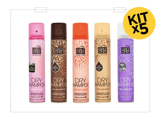 Girlz Only Kit x5 Shampoo en Seco Frizz