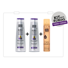 Cargar imagen en el visor de la galería, KIT para RUBIAS Blondz Only Rubio Cenizo (Shampoo Blondz 1 und, 1 und Macarilla Blondz Only 350ml y 1 und Girlz Only Shampoo Seco Blonde )