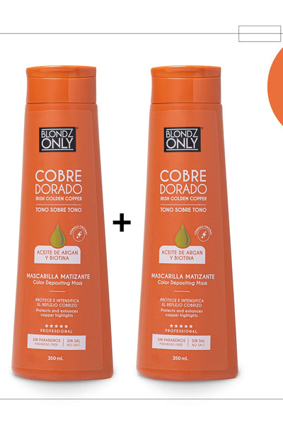 Blondz Only Kit x2 Cobre Dorado 350 ml + ENVIO GRATIS