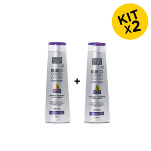 Blondz Only Kit x2 Rubio Cenizo 350 ml + ENVIO GRATIS