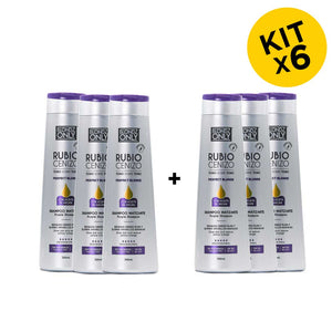 Blondz Only Kit x6 Blondz Only Rubio Cenizo 350 ml (Shampoo Blondz 3 und y 3 und Mascarilla Blondz Only 350ml)