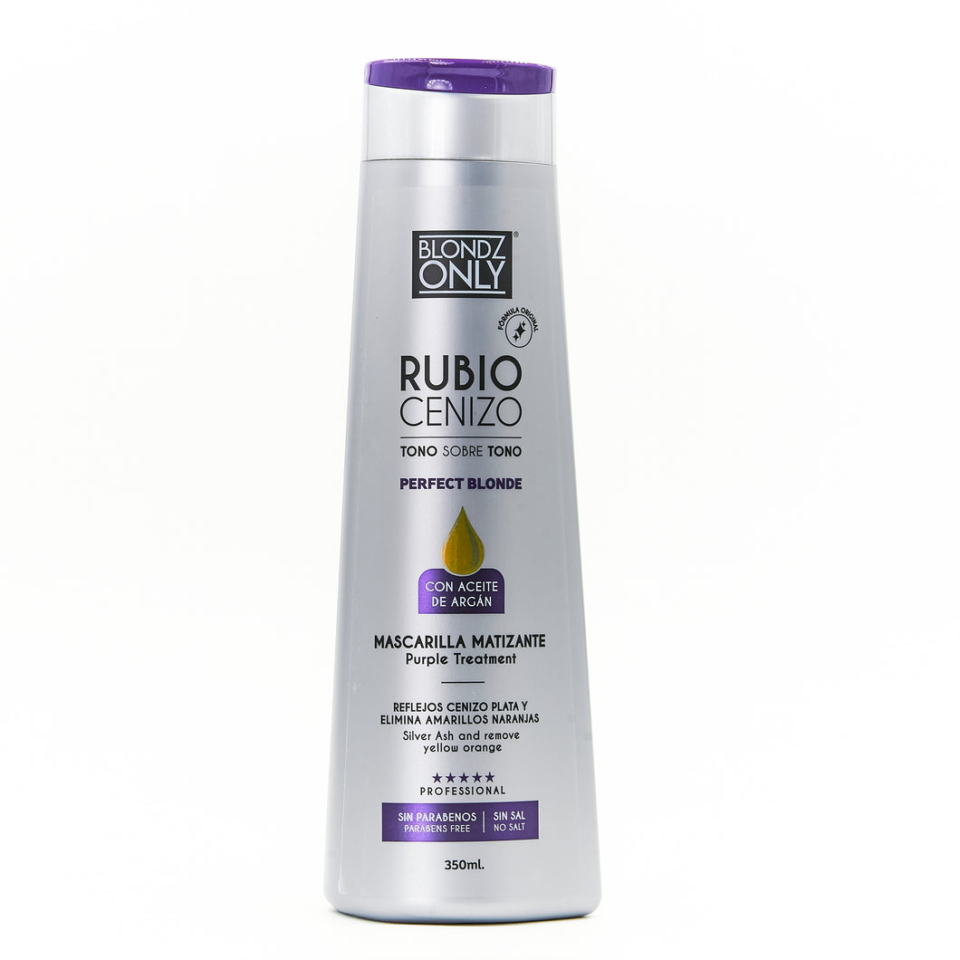 Blondz Only Mascarilla Matizante Rubio Cenizo con Aceite de Argán 350 ML